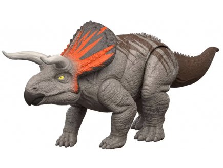 Coffret Dinosaure Zuniceratops - Combat extrême - Dino articulé 18 cm - Jurassic World - Mattel