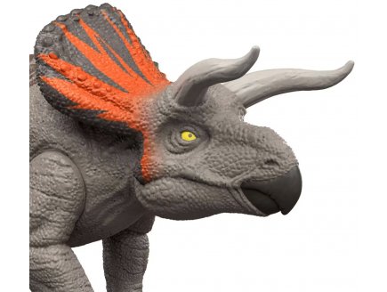 Coffret Dinosaure Zuniceratops - Combat extrême - Dino articulé 18 cm - Jurassic World - Mattel