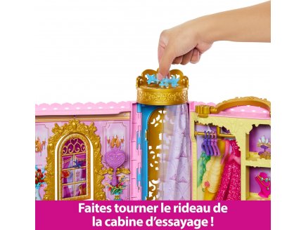 Coffret disney princesse : le dressing 61 cm tranportable + 25 accessoires - Mattel - hxc20