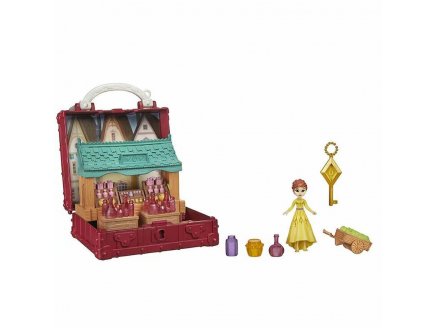 Coffret Disney princesse reine des neiges 2 : la boutique d'anna - mini figurine - pop adventures - e7080 - mini poupee