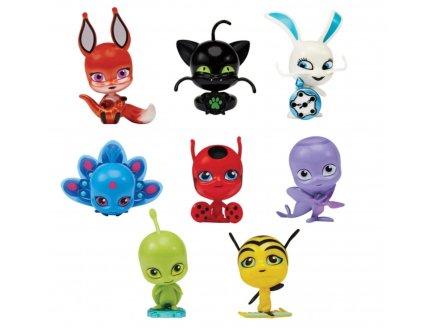 Coffret Miraculous 8 Kwamis : Wayzz Duusu Trixx Fluff Tikki Plagg Pollen Nooroo - Bandai - P50533