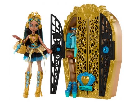 Coffret monster high monstrueux secrets cleo de nile - poupee, dressing, accessoires - Mattel - hxh86