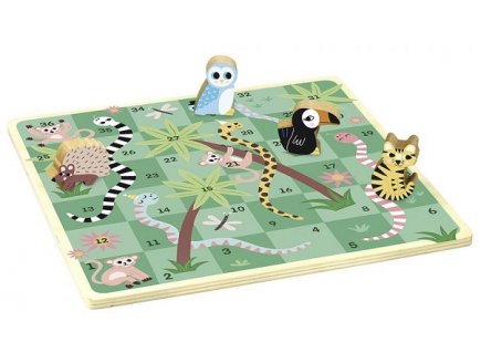 Coffret multi-jeux des tout petits iceland - plateau, pions, accessoires en bois - Vilac - 8566