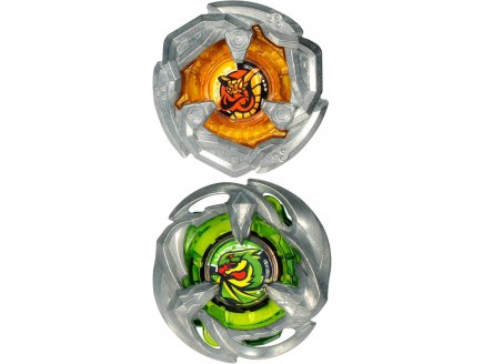 Coffret Pack Toupie Beyblade X : Gale Wyvern 5-80GB et Tail Viper 3-80HN - Type endurance et défense - Dual Pack - Hasbro G0282