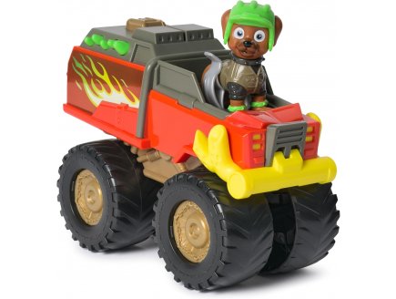 Coffret pat patrouille rescue wheels : tout terrain + boomer - vehicule transformable - figurine chien - paw patrol - Spin master