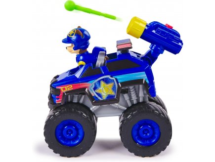 Coffret pat patrouille rescue wheels : tout terrain camion police + chase - vehicule transformable - figurine chien - paw patrol - Spin master