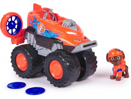 Coffret pat patrouille rescue wheels : tout terrain hovercraft + zuma - vehicule transformable - figurine chien - paw patrol - Spin master