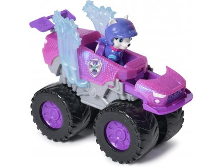 Coffret pat patrouille rescue wheels : tout terrain + roxi - vehicule transformable - figurine chien - paw patrol - Spin master
