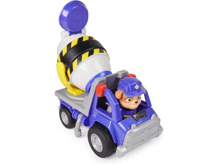 Coffret pat patrouille ruben & cie : camion toupie + mix - vehicule de luxe - figurine chien - paw patrol - Spin master