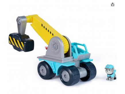 Coffret Pat Patrouille Ruben & Cie : M�ga v�hicule de d�molition + Molly - V�hicule de luxe - Figurine chien - Paw Patrol - Spin Master