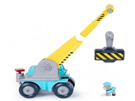 Coffret Pat Patrouille Ruben & Cie : M�ga v�hicule de d�molition + Molly - V�hicule de luxe - Figurine chien - Paw Patrol - Spin Master