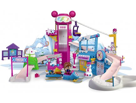Coffret pinypon la station de ski sport d'hiver - figurine et accessoires - Famosa - 32003 - mini-poupee