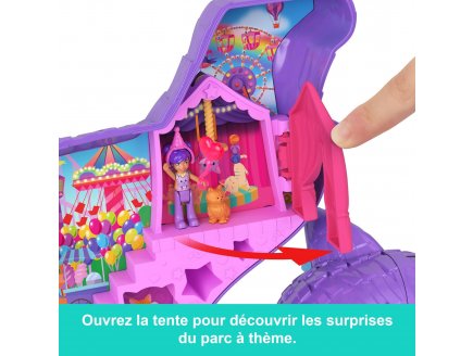 Coffret Polly Pocket F�te du chaton + 2 figurines + 23 accessoires - Mattel - JFT90 - Poup�e
