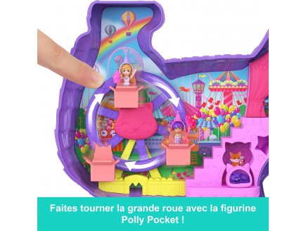 Coffret Polly Pocket F�te du chaton + 2 figurines + 23 accessoires - Mattel - JFT90 - Poup�e
