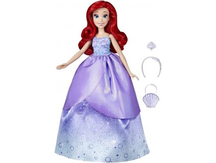 Coffret poupe ariel la petite sirne multi tenues + accessoires - disney princesse - Hasbro - f4455