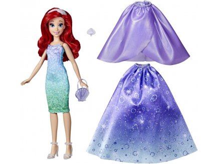 Coffret poupe ariel la petite sirne multi tenues + accessoires - disney princesse - Hasbro - f4455