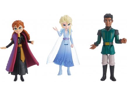 Coffret reine des neiges ii 3 poupes : elsa anna mattias - disney frozen mini poupes - Hasbro - e6912