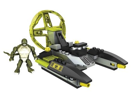 COFFRET SPIDER-MAN : VEHICULE LIZARD SEWER SPEEDER - MEGA BLOKS - 91338 - JEU DE CONSTRUCTION SPIDER-MAN
