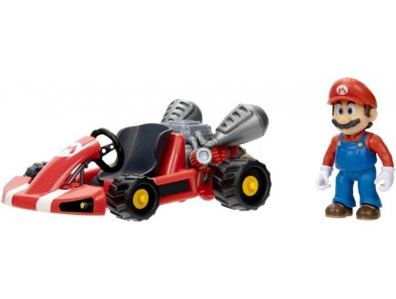 COFFRET SUPER MARIO BROS : KART + MARIO : FIGURINE ARTICULE SUPER MARIO 6 CM - FIGURINE NINTENDO
