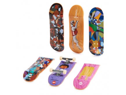 Coffret Tech deck : skateshop bonus pack hopps - 6 mini skates + acessoires - mini skate a doigt 96 mm - finger - spin master