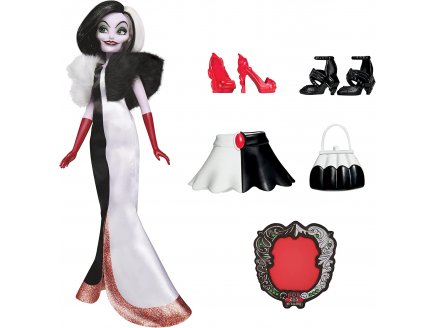 Coffret villains : cruella d'enfer - poupee mannequin disney princesse collection - Hasbro f4538