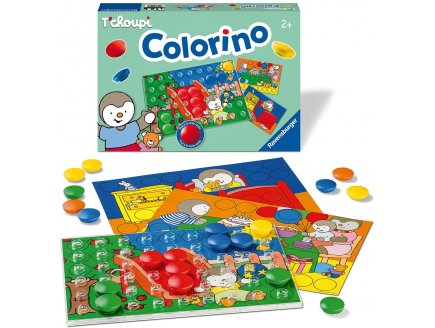 COLORINO T'CHOUPI - RAVENSBURGER - 24553 - LE JEU DES COULEURS
