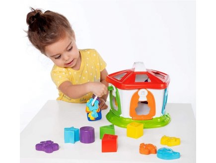 Cottage des animaux 2 en 1 - Chicco - maison, boite a formes bebe