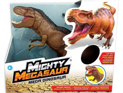 Dinosaure megasaur marcheur - dino t-rex interactive avec sons - 28 cm de haut - dragon-i Toys