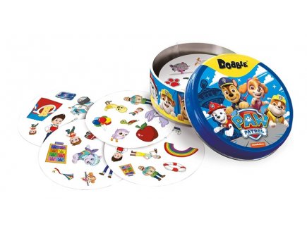 Dobble Pat Patrouille, Paw Patrol - 5 Jeux en 1 - Spin Master - Jeu de cartes Observation, Rapidit�
