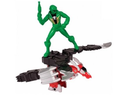 Dragon zord avec power ranger vert - power rangers - Bandai - 38081