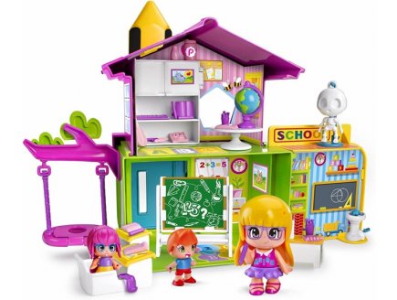 Ecole Pinypon avec salles de classe et accessoires - Figurines, Mini poupes - Famosa