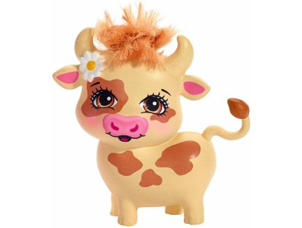 Enchantimals poupée Cailet Cow et Curdle la vache - Figurine 15 cm - Animal - Mattel FMX77