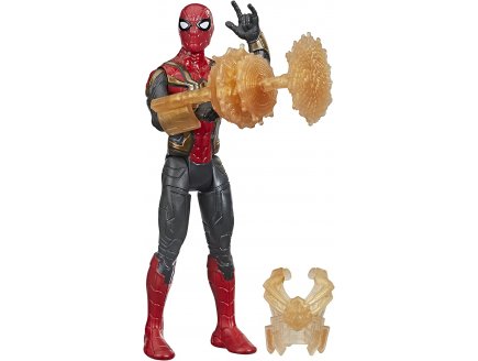 Figurine articulee : spiderman 15.2 cm mystery web gear - spider-man - Hasbro - f1916