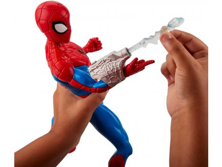 Figurine articul�e : Spiderman 34 cm Jet de Toile - Spider-Man H�ros - Hasbro - F8115