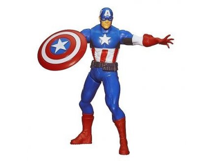 Figurine captain america 16 cm - avengers attaque du bouclier - Hasbro - b2589