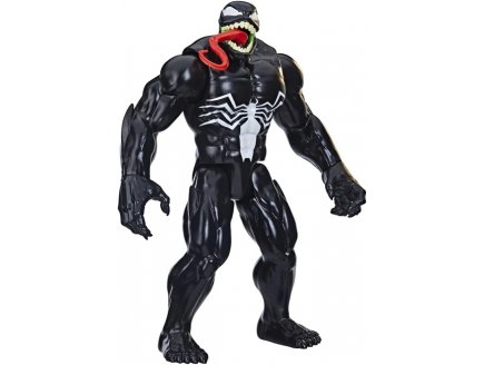 Figurine deluxe articulee : venom 30 cm - spider-man heros titan series - super heros - Hasbro - f4984