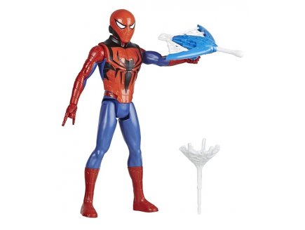 Figurine spider-man blast gear 30 cm - titan hero series, marvel - Hasbro - e7344