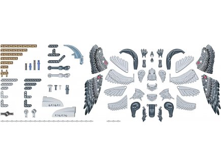 Hippogriffe Buck Harry Potter 40 cm - Clementoni - 19224 - Jeu construction, Maquette