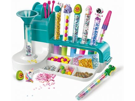 L'atelier des stylos, 10 stylos colores a creer - idea Clementoni - 52769 - coffret creatif original