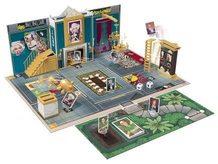 La course a l'heritage - plateau de jeu en 3d - lansay - 75053 - jeu de societe classique