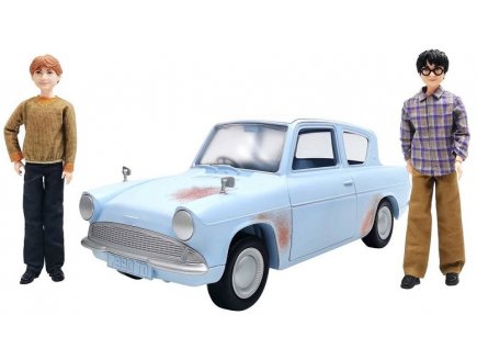 LA VOITURE VOLANTE DE HARRY POTTER ET RON WEASLEY - VEHICULE + POUPEES - MATTEL - HHX03
