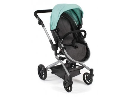 Landau Combi Poussette Yolo Gris Menthe Poupe - Bayer Chic 2000 - 59342