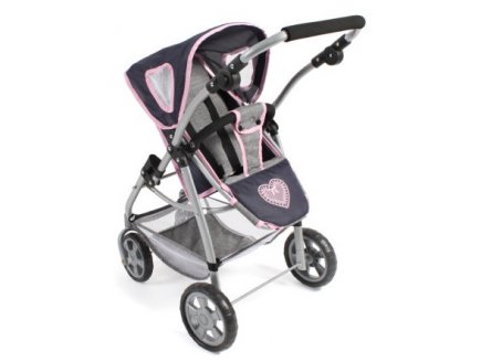 Landau Combine motion 3 en 1 Jean Bleu Gris Poupe - Bayer Chic 2000 - 63726