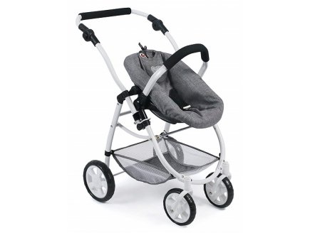 Landau combine motion 3 en 1 jean gris poupe - bayer chic 2000 - 63776