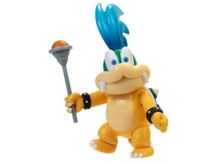 Larry + avec baguette magique : figurine super mario 10 cm - figurine Nintendo articule - jakks
