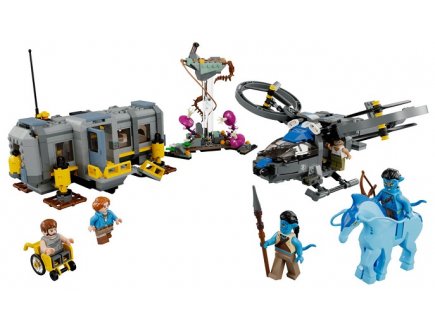 LEGO AVATAR 75573 LES MONTAGNES FLOTTANTES : LE SECTEUR 26 ET LE SAMSON RDA