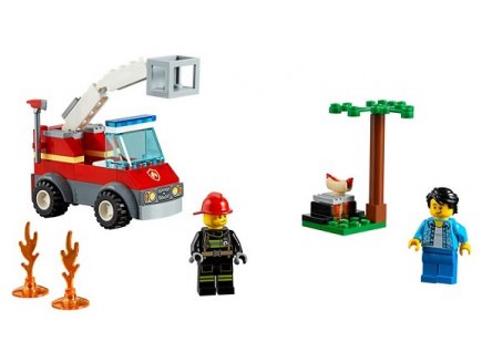 Lego city 60212 l'extinction du barbecue