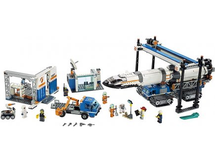 Lego city 60229 le transport de la fusee