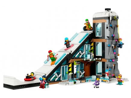 Lego city 60366 le complexe de ski et d'escalade