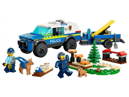 Lego city 60369 le dressage des chiens policiers